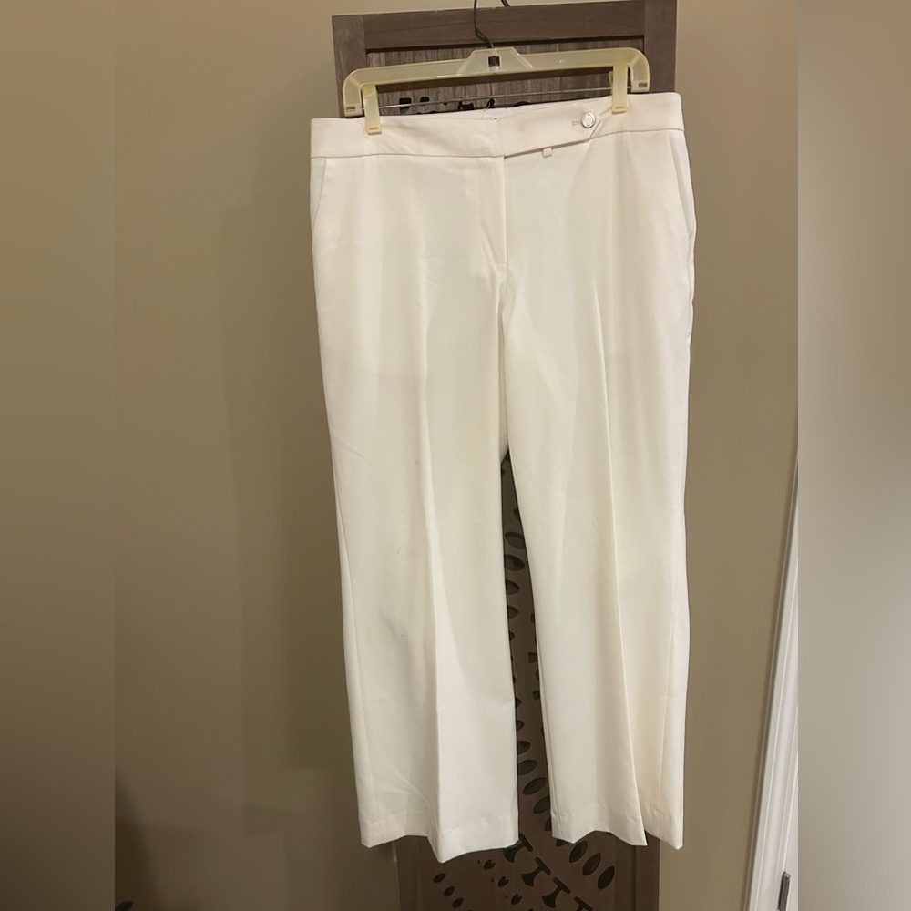 Elegant Cream Women's Pants
